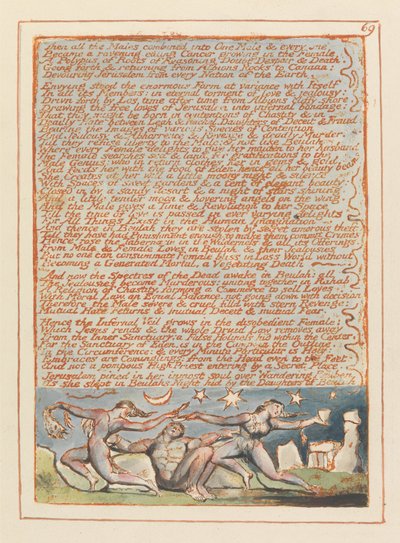 Jerusalem, Platte 69 von William Blake